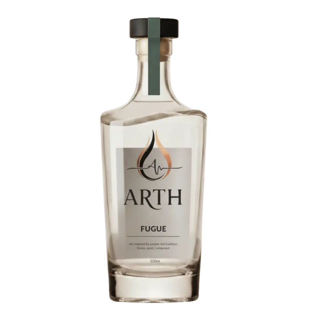 ARTH Fugue bottle, a juniper-led botanical aperitivo from Finland